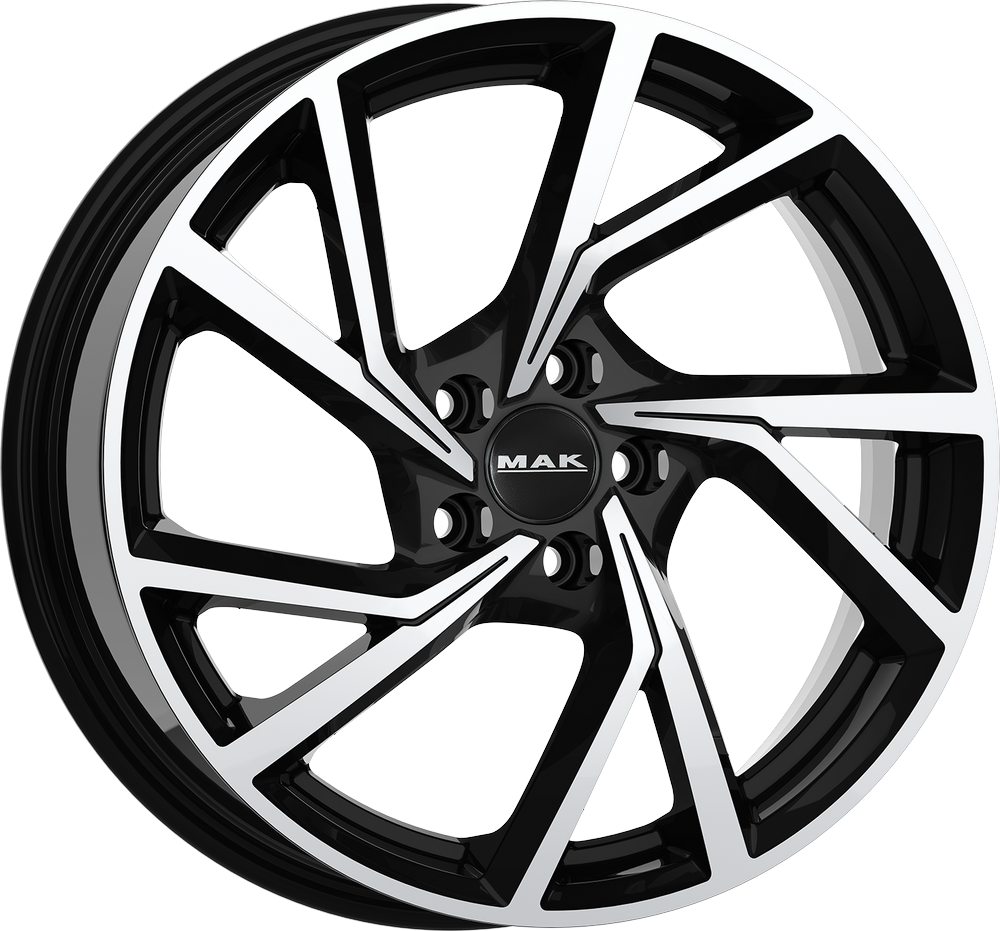 7.50X19 5X112 ET 50 MAK KASSEL BLACK MIRROR