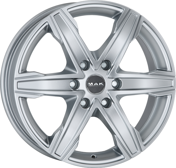 6.50X16 6X139.7 ET 55 MAK KING 6 SILVER