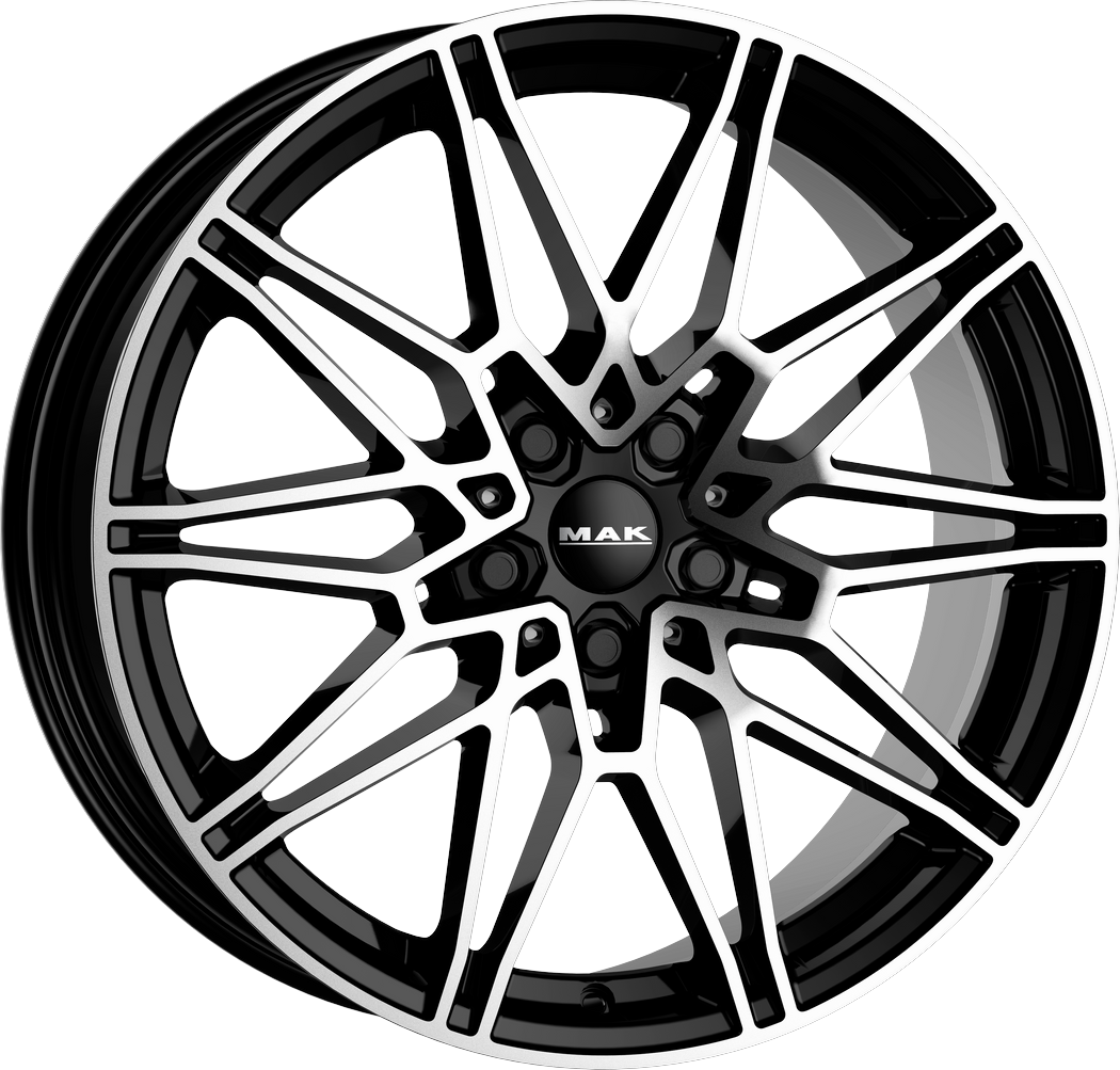 8.00X18 5X112 ET 50 MAK KOENIG BLACK MIRROR