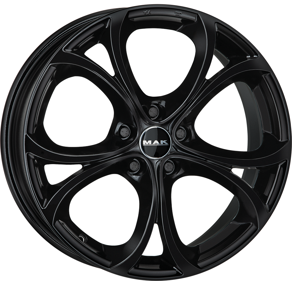 9.00X18 5X110 ET 44,5 MAK LARIO GLOSS BLACK