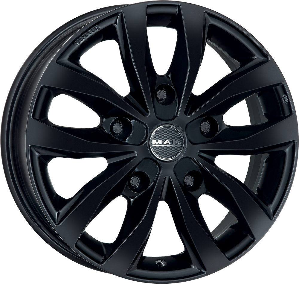 7.00X17 5X120 ET 55 MAK LOAD 5 GLOSS BLACK