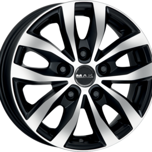 6.50X16 5X120 ET 50 MAK LOAD 5 ICE BLACK