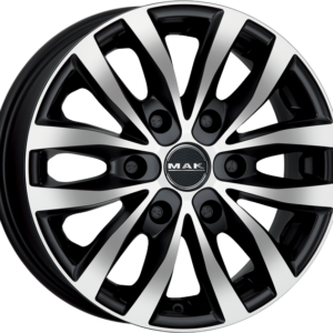 6.50X16 6X114.3 ET 30 MAK LOAD 6 ICE BLACK