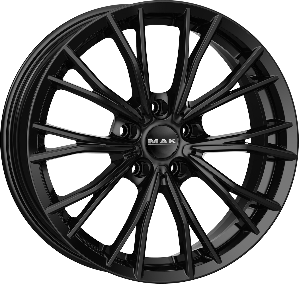 9.00X18 5X120 ET 28 MAK MARK GLOSS BLACK