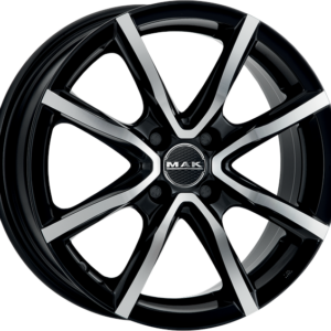 6.50X16 4X108 ET 15 MAK MILANO 4 BLACK MIRROR