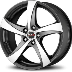 7.00X17 4X108 ET 42 MAK MISTRAL GUN METALLIC MIRROR FACE