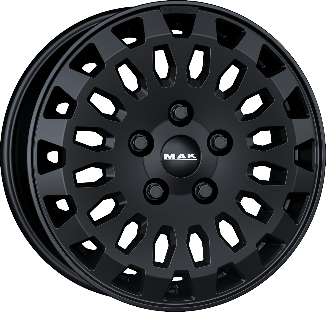 7.00X17 6X120 ET 50 MAK OVERLAND MATT BLACK