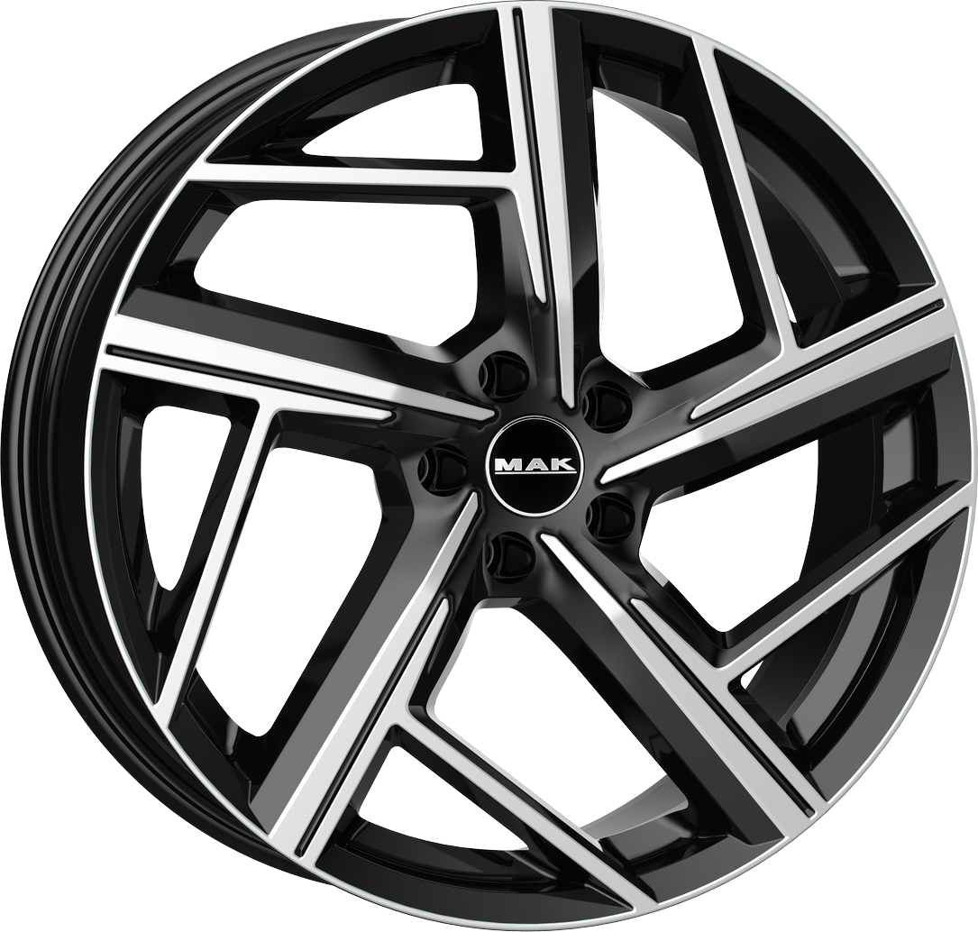 8.50X20 5X112 ET 38 MAK QVATTRO BLACK MIRROR