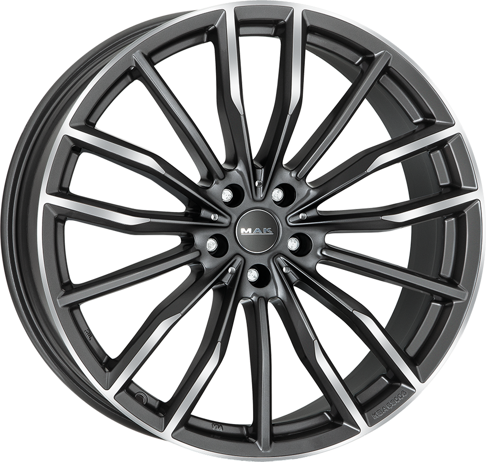 10.5X20 5X112 ET 40 MAK RAPP-D GUN METALLIC MIRROR FACE