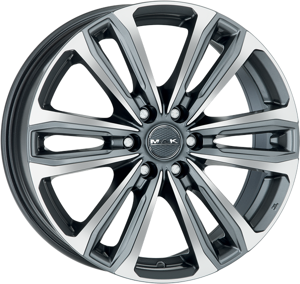 7.50X17 6X139.7 ET 50 MAK SAFARI 6 GUN METALLIC MIRROR FACE