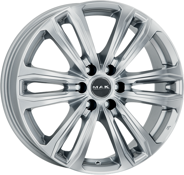 8.00X18 6X114.3 ET 30 MAK SAFARI 6 SILVER