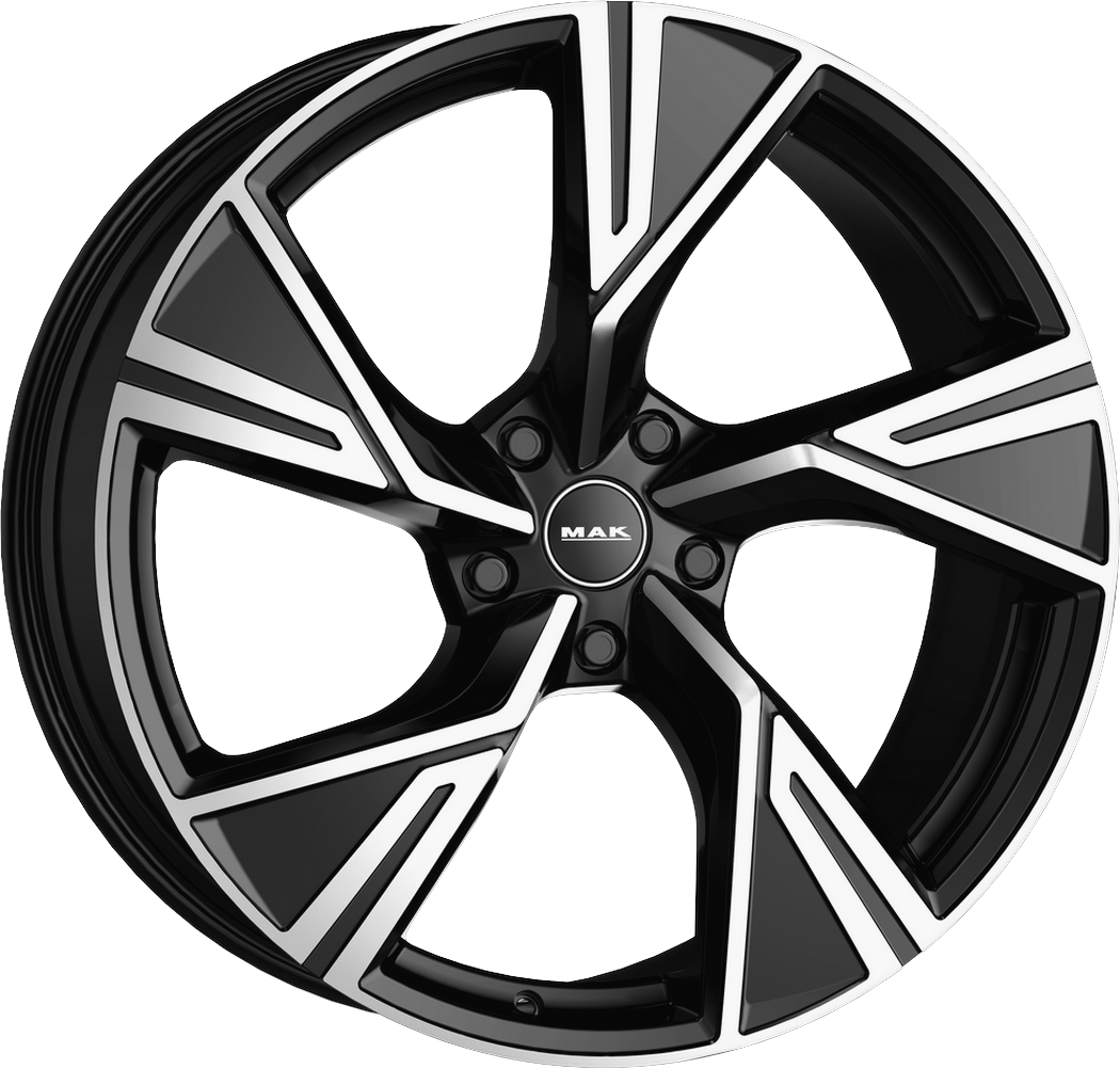 10.0X23 5X120 ET 21 MAK STARK BLACK MIRROR