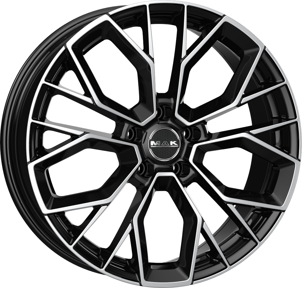 7.50X18 5X114.3 ET 55 MAK STILO BLACK MIRROR