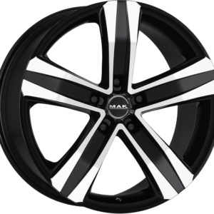 7.00X17 5X160 ET 54 MAK STONE 5 BLACK MIRROR