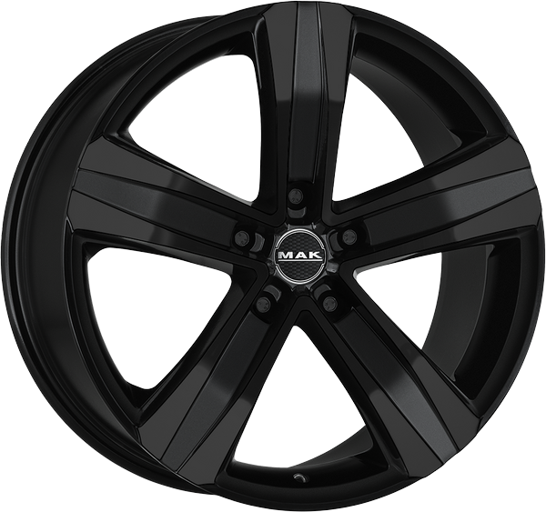 7.00X17 5X118 ET 62 MAK STONE 5 GLOSS BLACK
