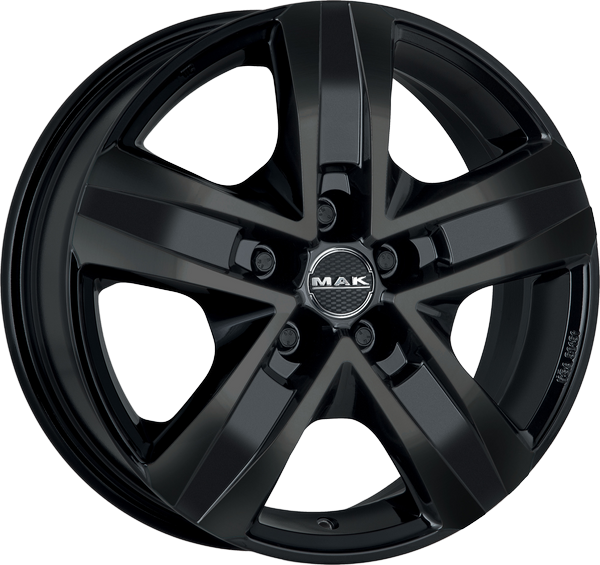 6.50X15 5X160 ET 52 MAK STONE 5 VAN GLOSS BLACK