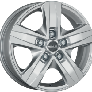 6.50X16 5X118 ET 45 MAK STONE 5 VAN SILVER