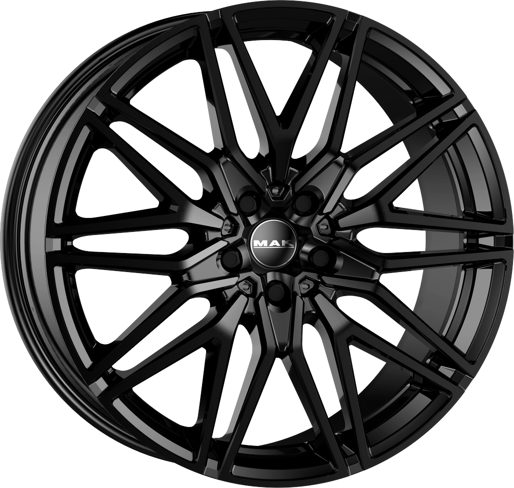 11.0X22 5X120 ET 43 MAK STURM GLOSS BLACK