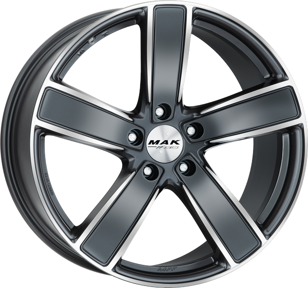 10.5X20 5X130 ET 64 MAK TURISMO-D-FF GUN METALLIC MIRROR FACE