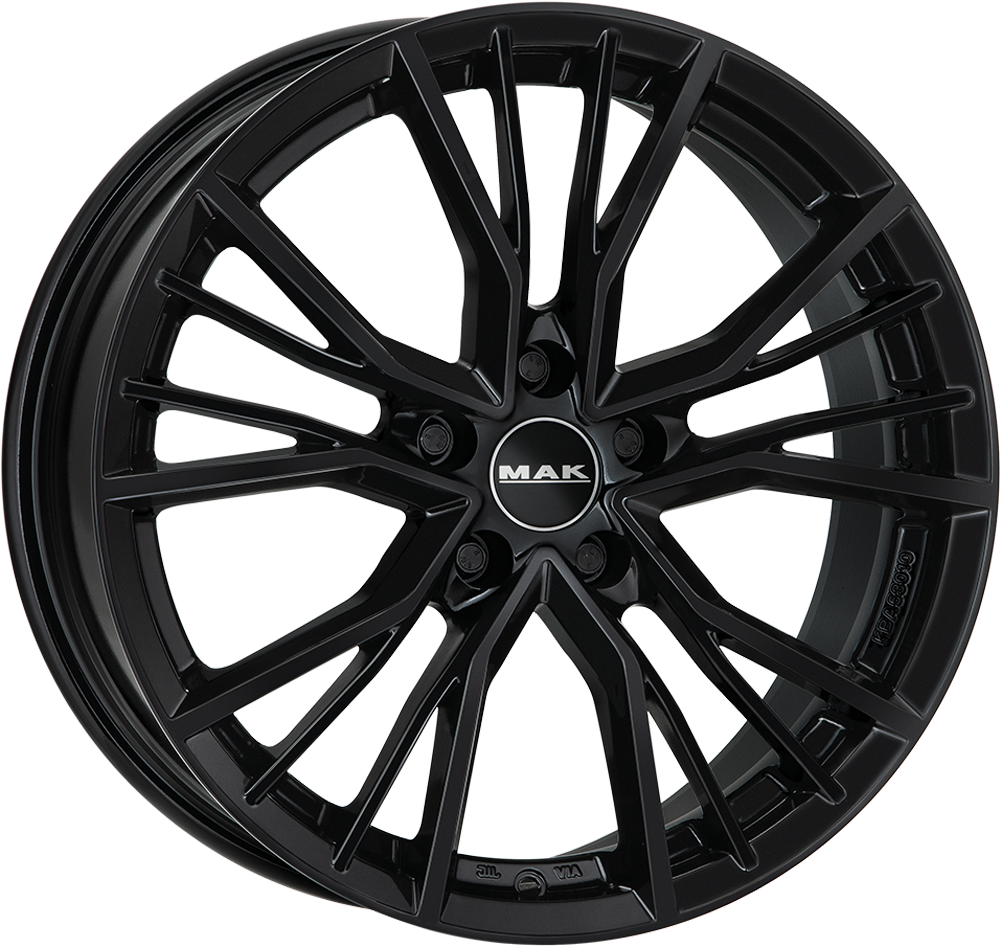 8.50X20 5X112 ET 20 MAK UNION GLOSS BLACK