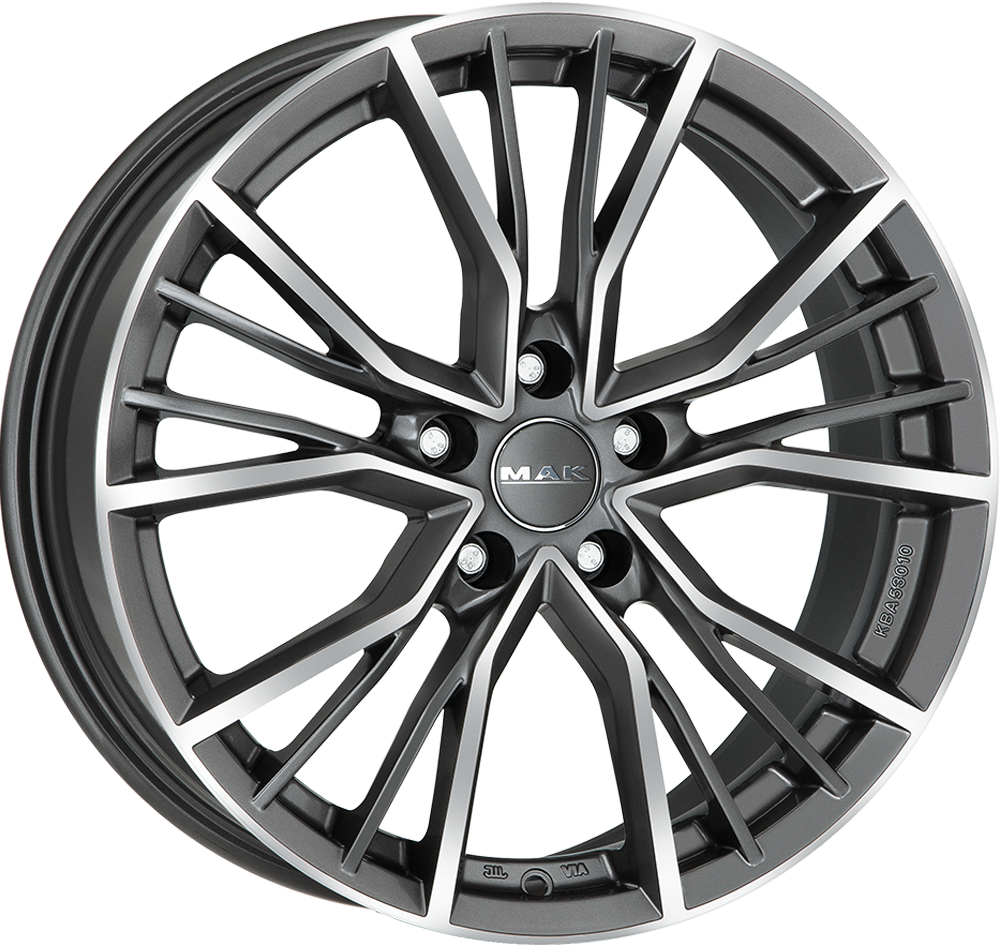 10.0X22 5X112 ET 26 MAK UNION GUN METALLIC MIRROR FACE