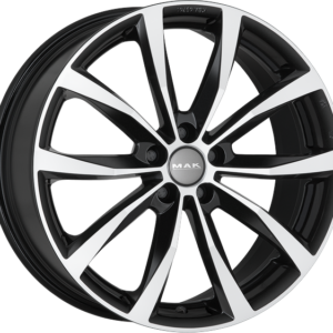 7.50X17 5X110 ET 40 MAK WOLF BLACK MIRROR
