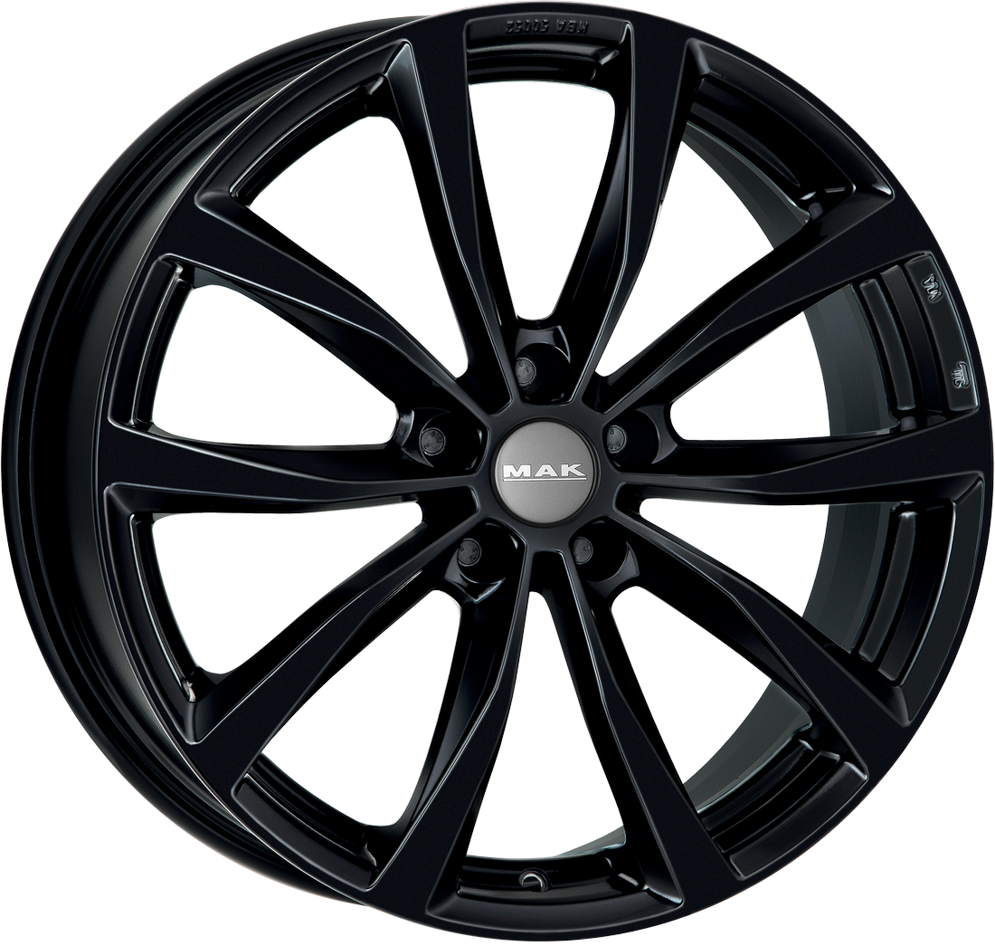7.00X17 5X98 ET 41 MAK WOLF GLOSS BLACK