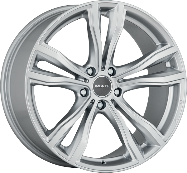 10.5X21 5X112 ET 43 MAK X-MODE SILVER