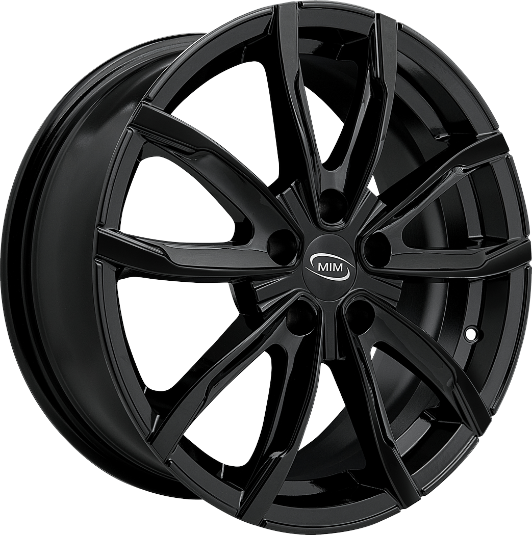 6.00X15 4X100 ET 40 MIM EVO 001 GLOSS BLACK