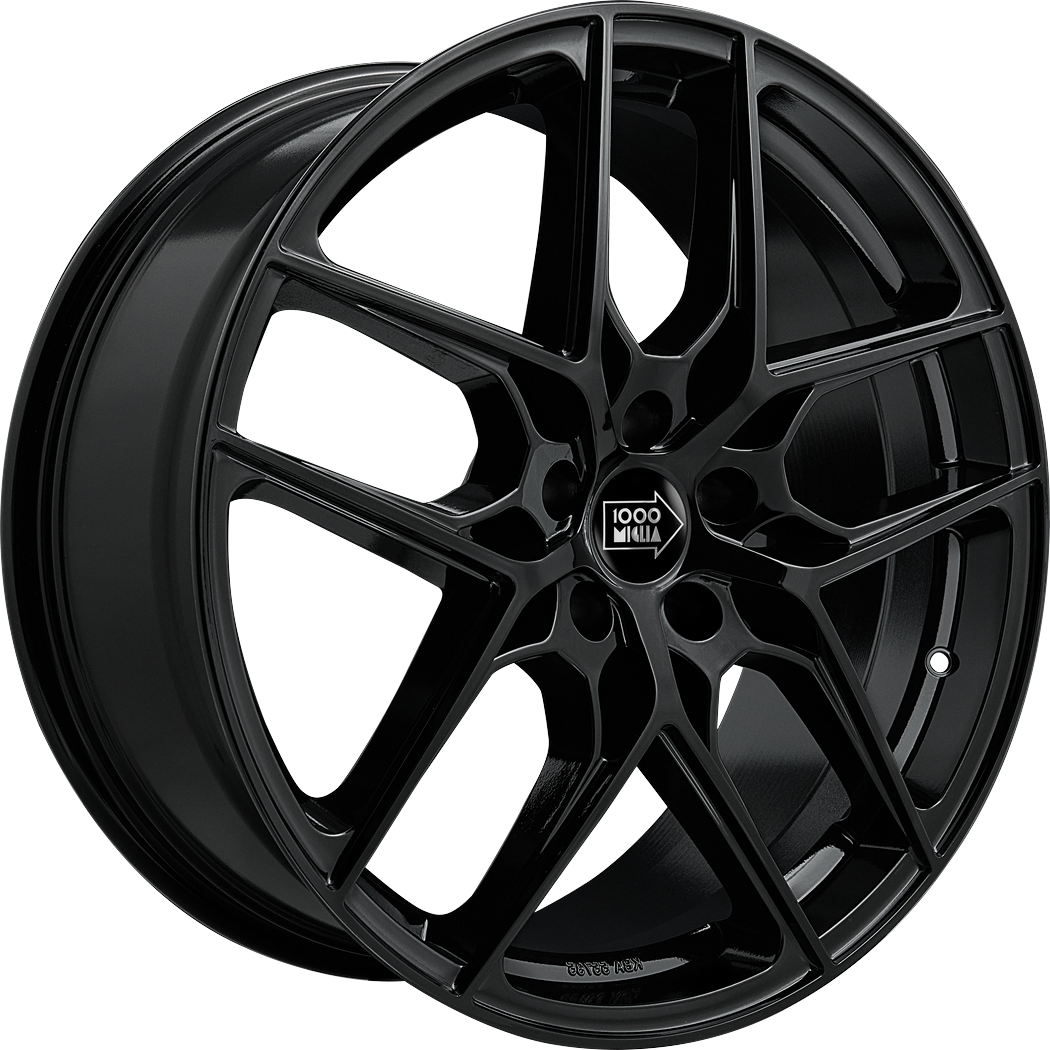 8.00X19 5X110 ET 33 MILLE MIGLIA MM1004 GLOSS BLACK