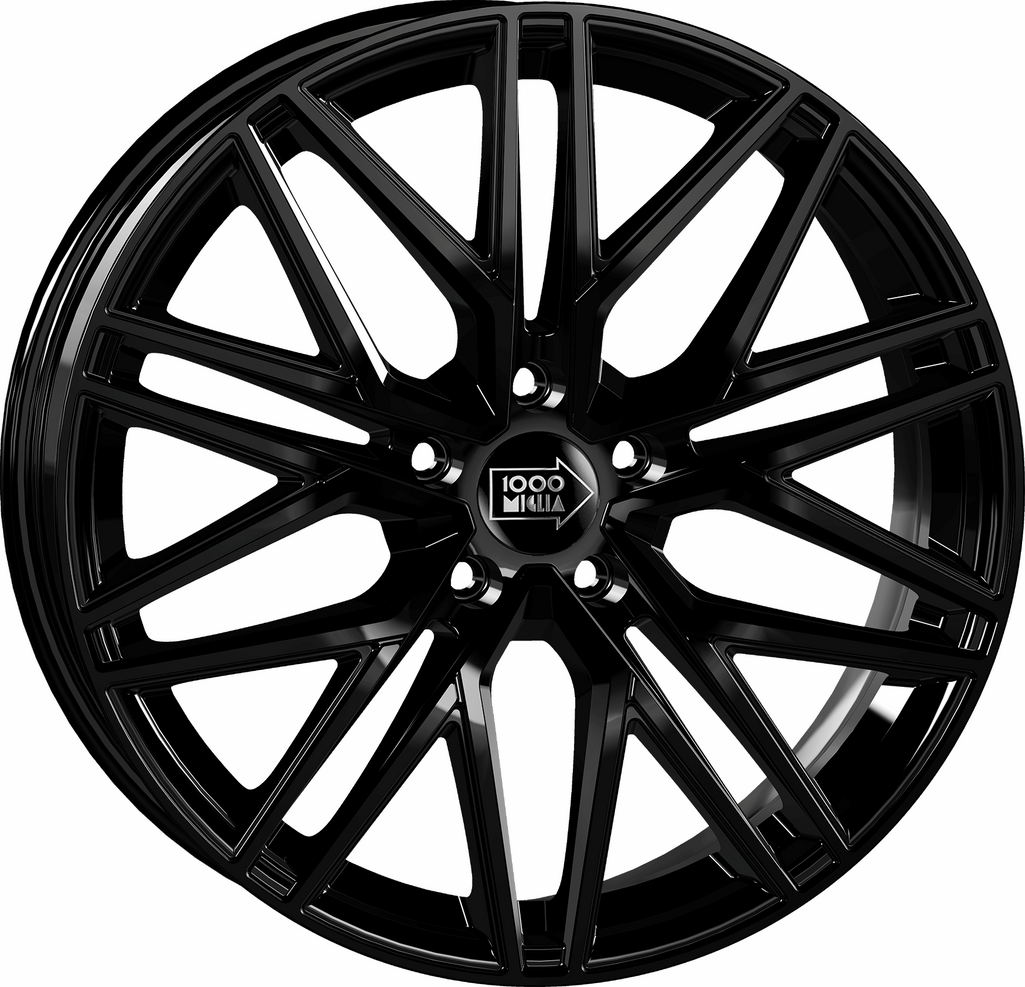 8.00X18 5X110 ET 33 MILLE MIGLIA MM1023 GLOSS BLACK