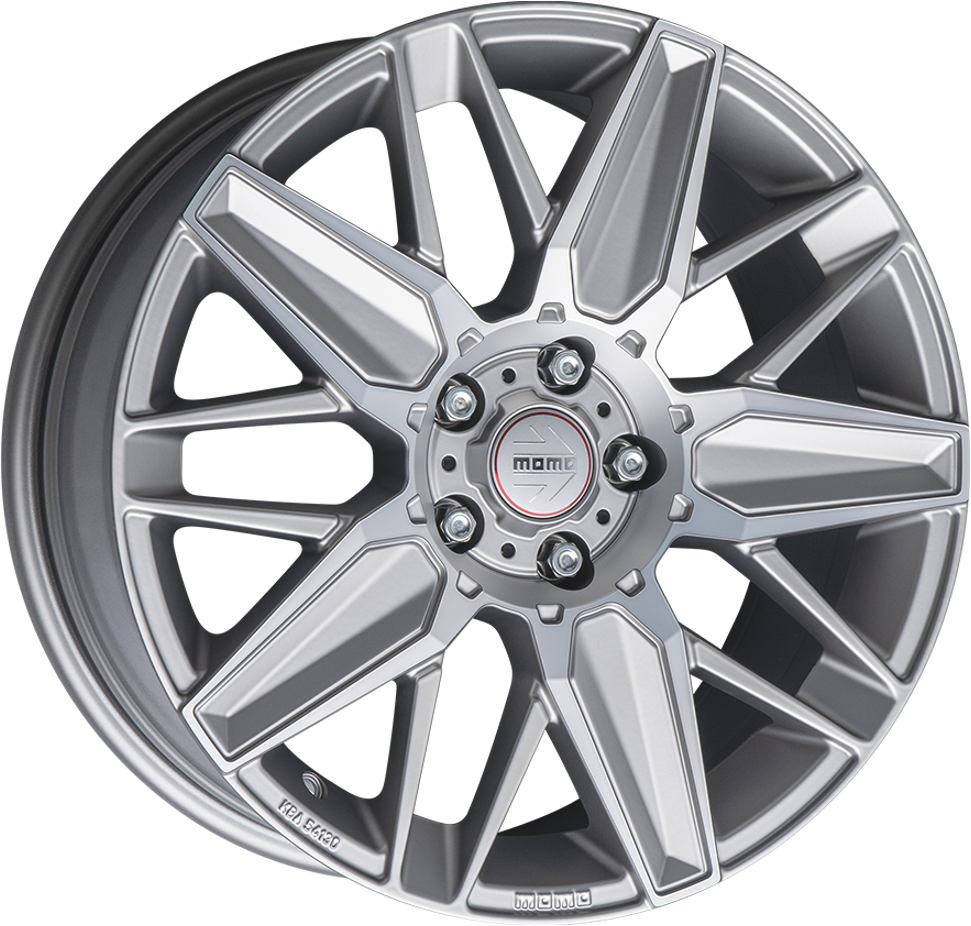 8.00X18 4X108 ET 30 MOMO EVOLUZIONE MATT TITAN SILVER POLISHED