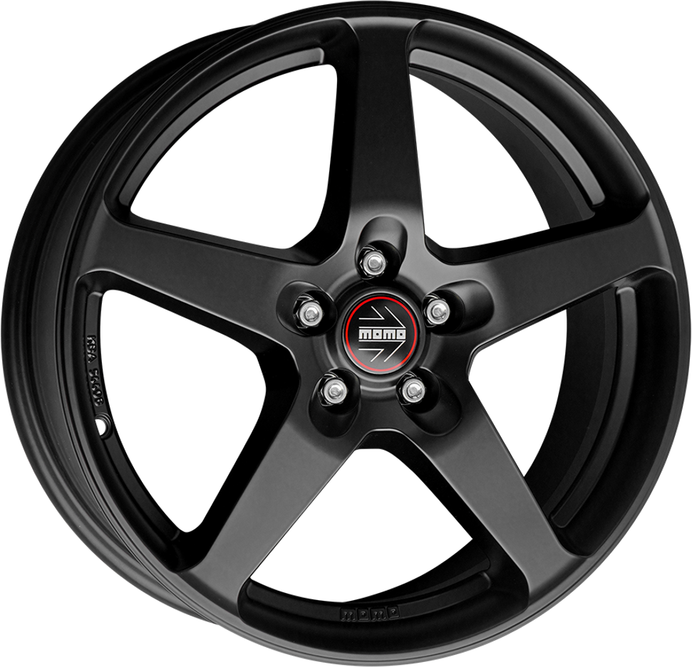 7.00X17 5X114.3 ET 40 MOMO FIVE MATT BLACK