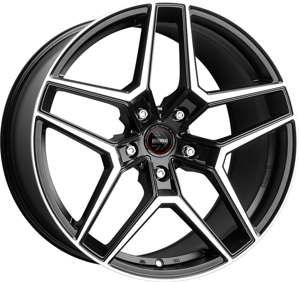 9.00X20 5X114.3 ET 40 MOMO RF-06 MATT BLACK POLISHED