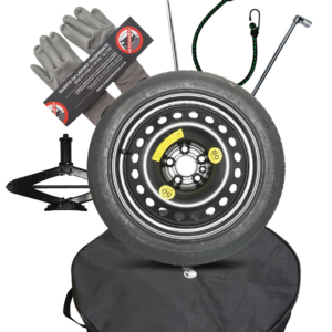 KIT RUEDA EMERGENCIA NPK R160C [LLANTA ACERO 5X160 17X4.50  + NEUMATICO 165/80 17] - TAMAÑO DEL KIT L 71 X A 18 cm