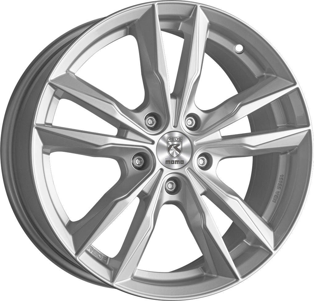 7.50X17 5X108 ET 45 REDS FAST GLOSSY SILVER