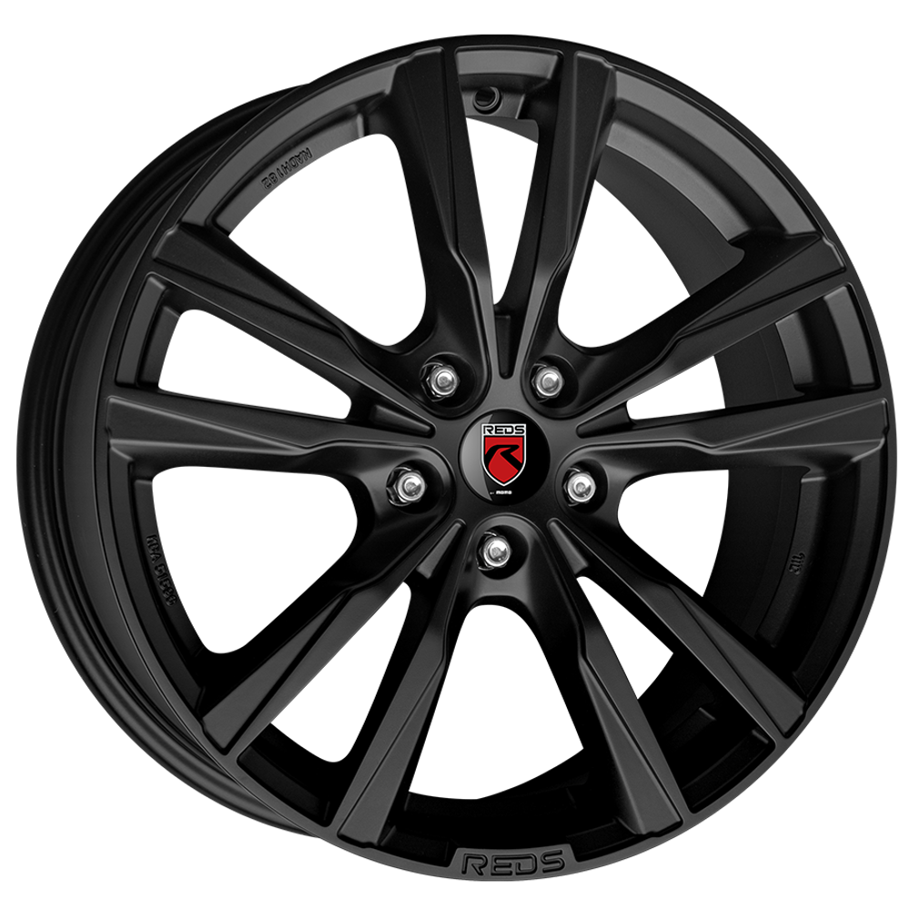 7.50X17 5X114.3 ET 38 REDS K2 HD MATT BLACK