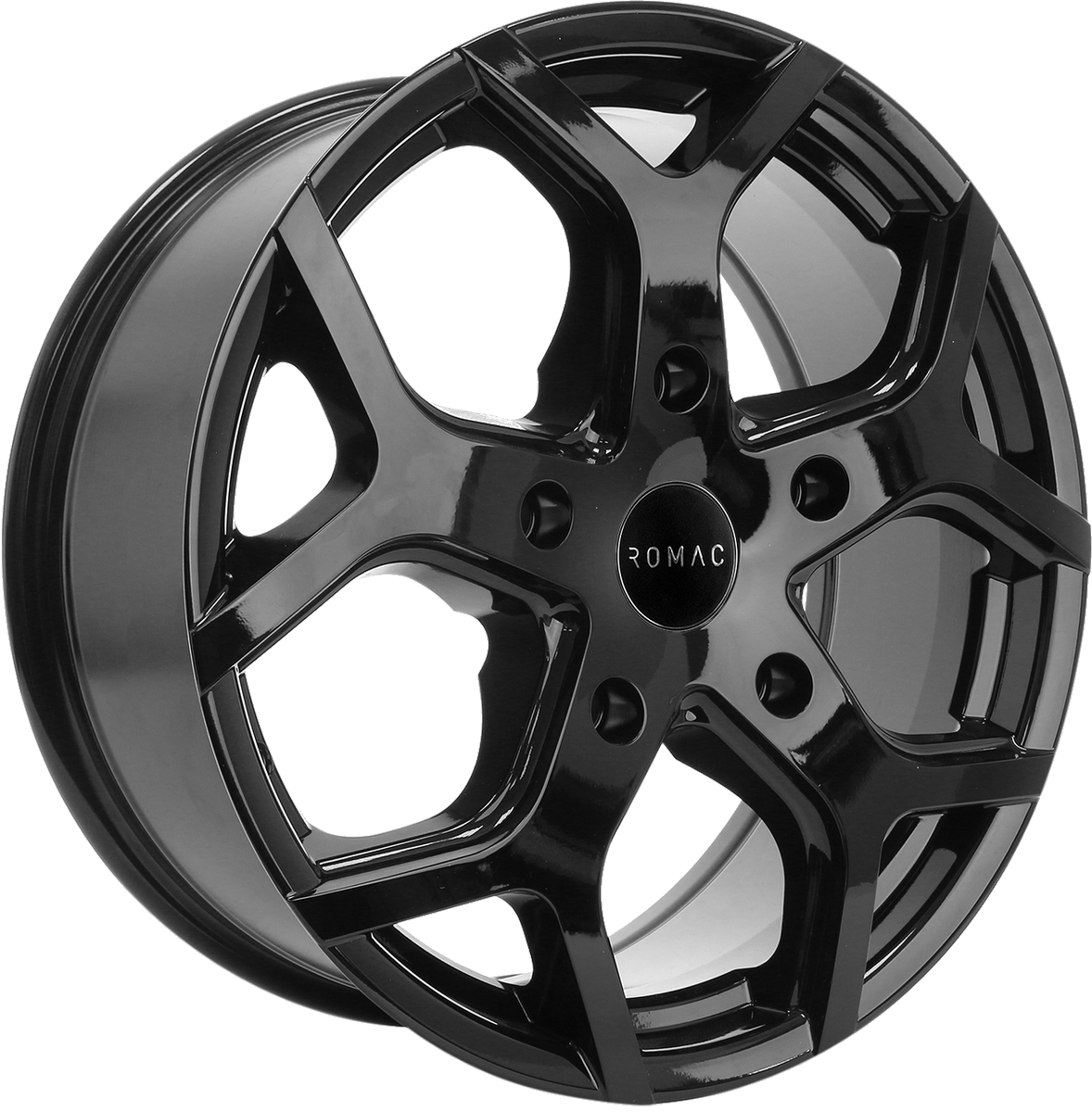 6.50X16 5X112 ET 50 ROMAC COBRA GLOSS BLACK