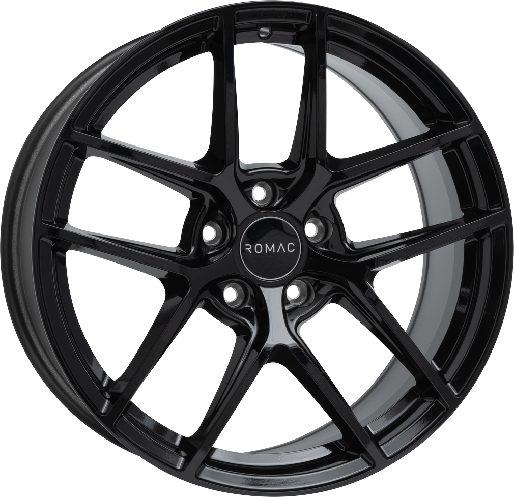 7.50X17 5X120 ET 42 ROMAC DIABLO GLOSS BLACK