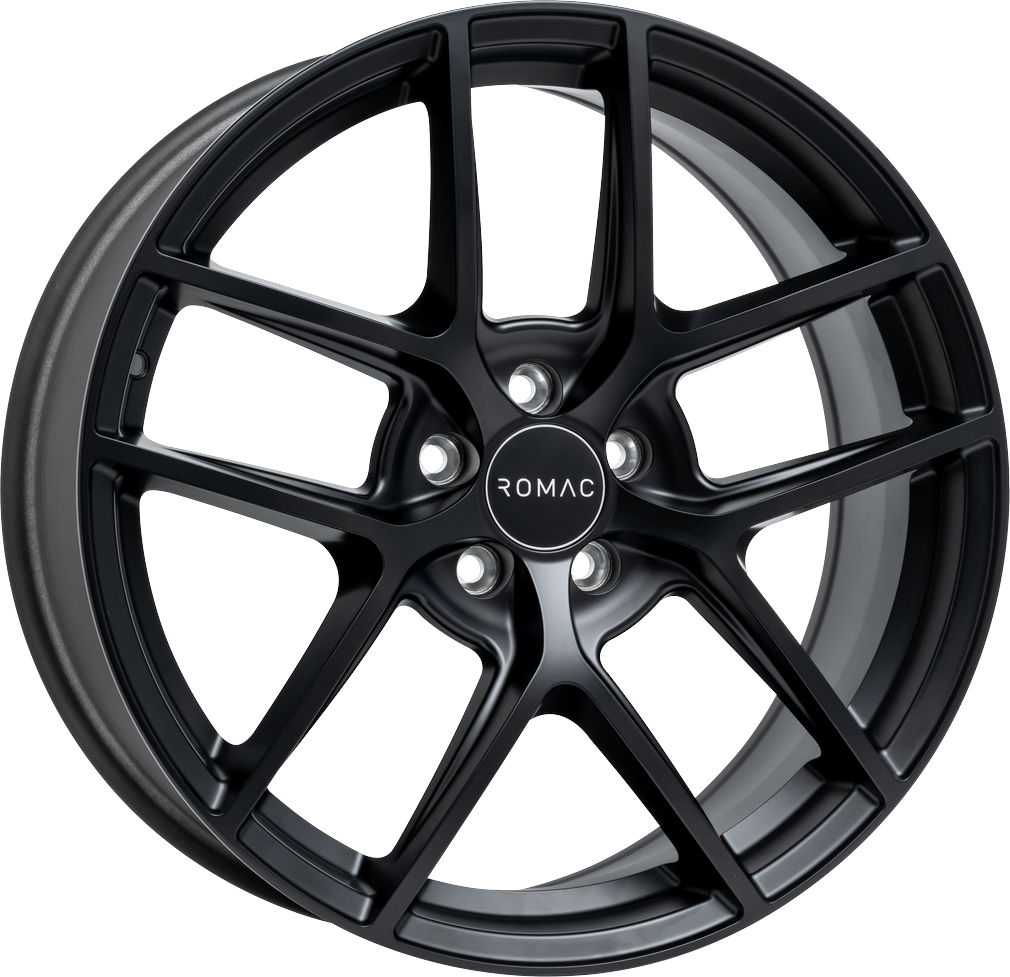 8.00X18 5X100 ET 35 ROMAC DIABLO SATIN BLACK