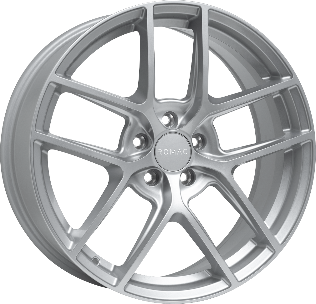 8.00X18 5X120 ET 34 ROMAC DIABLO SILVER