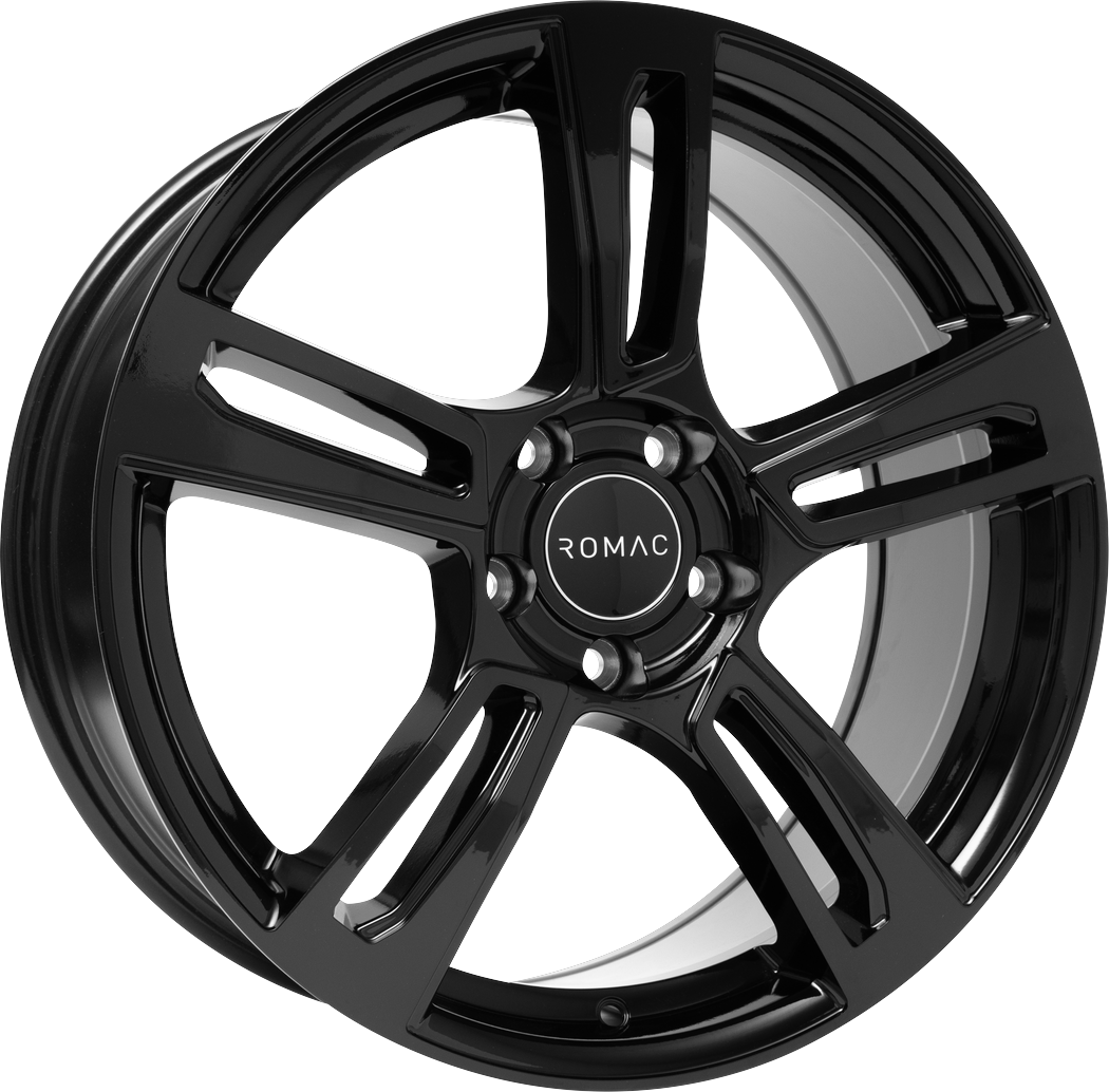 7.00X17 4X108 ET 42 ROMAC EDGE GLOSS BLACK