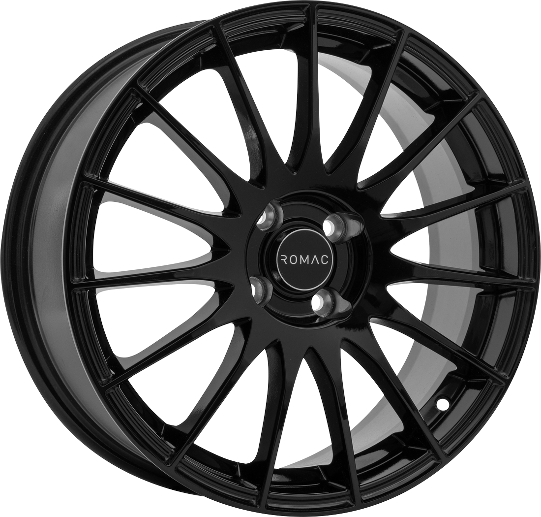 8.00X18 5X100 ET 35 ROMAC PULSE GLOSS BLACK