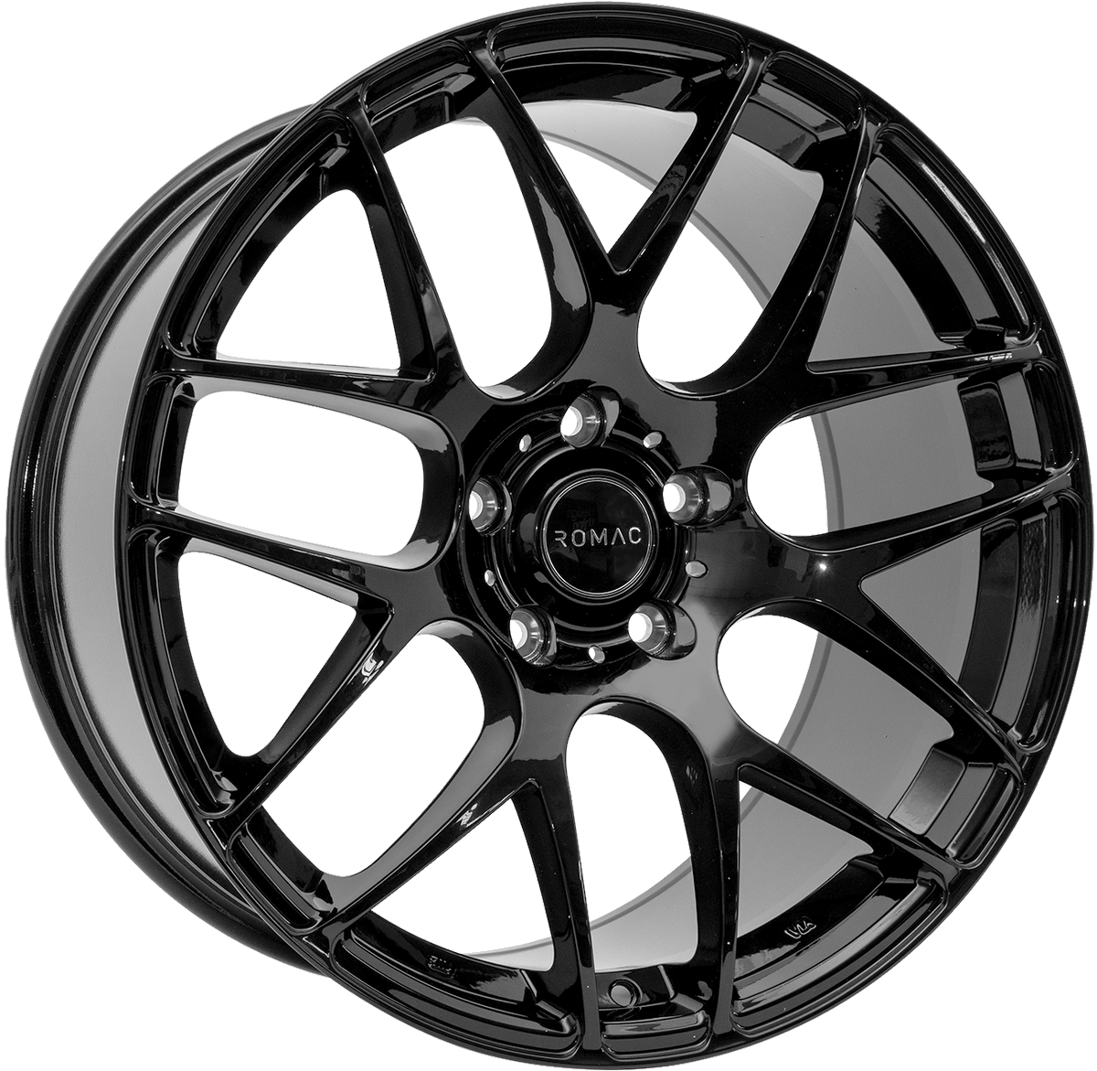 9.50X19 5X112 ET 45 ROMAC RADIUM GLOSS BLACK