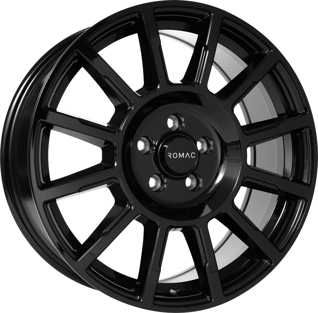 6.50X16 5X118 ET 50 ROMAC STEALTH GLOSS BLACK
