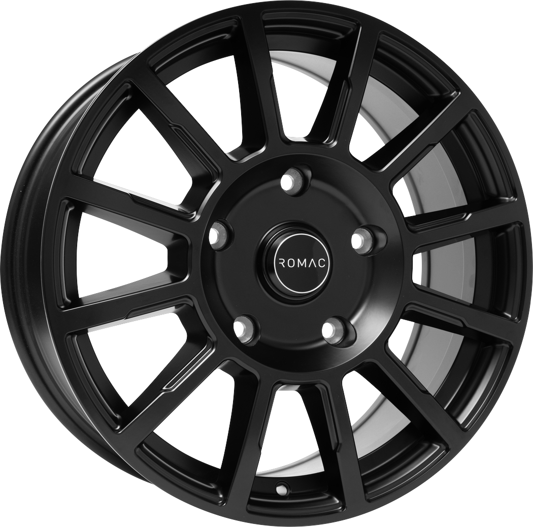 6.50X16 5X160 ET 50 ROMAC STEALTH SATIN BLACK