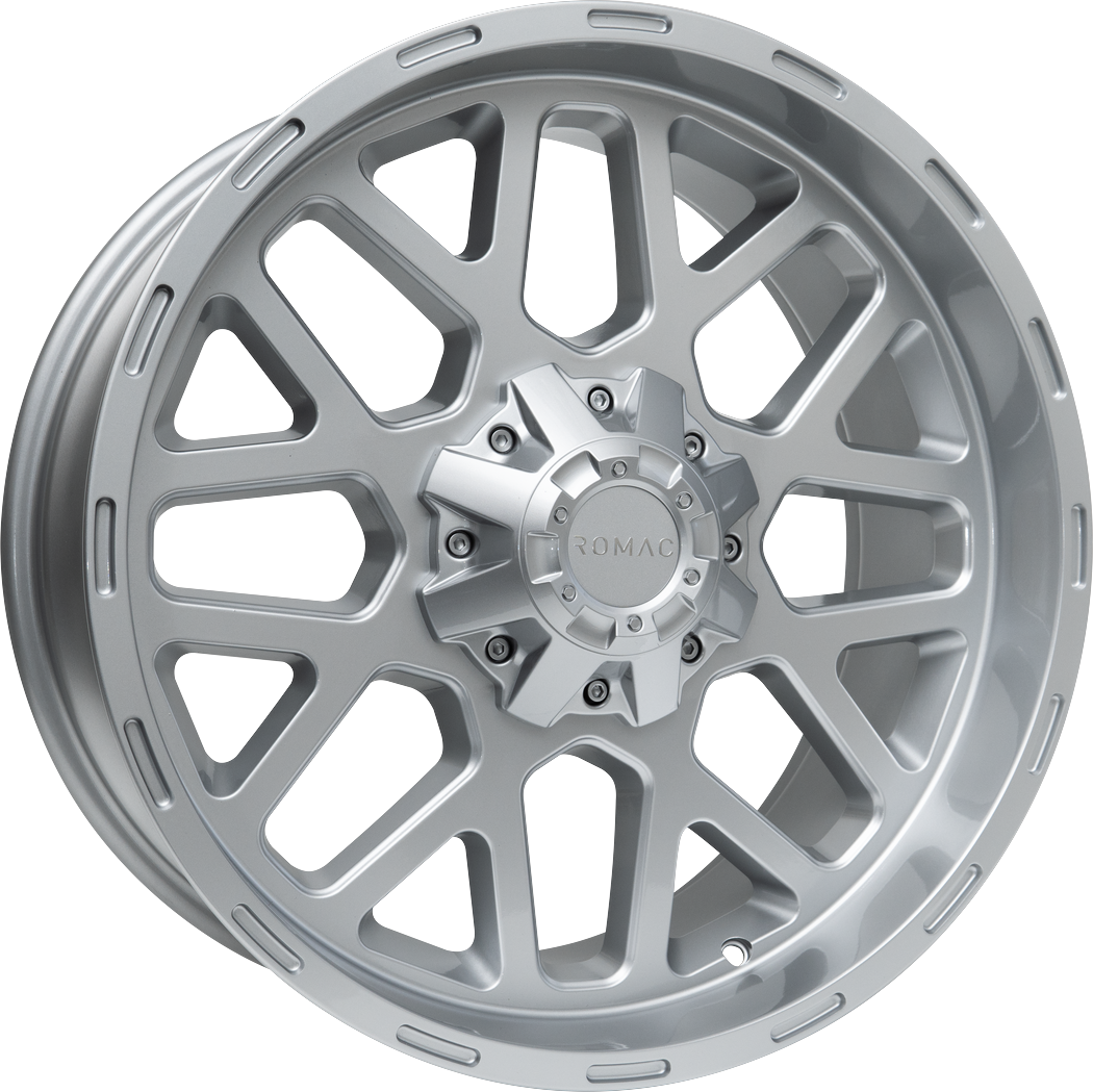 9.00X20 6X139.7 ET 12 ROMAC UTAH HYPER SILVER
