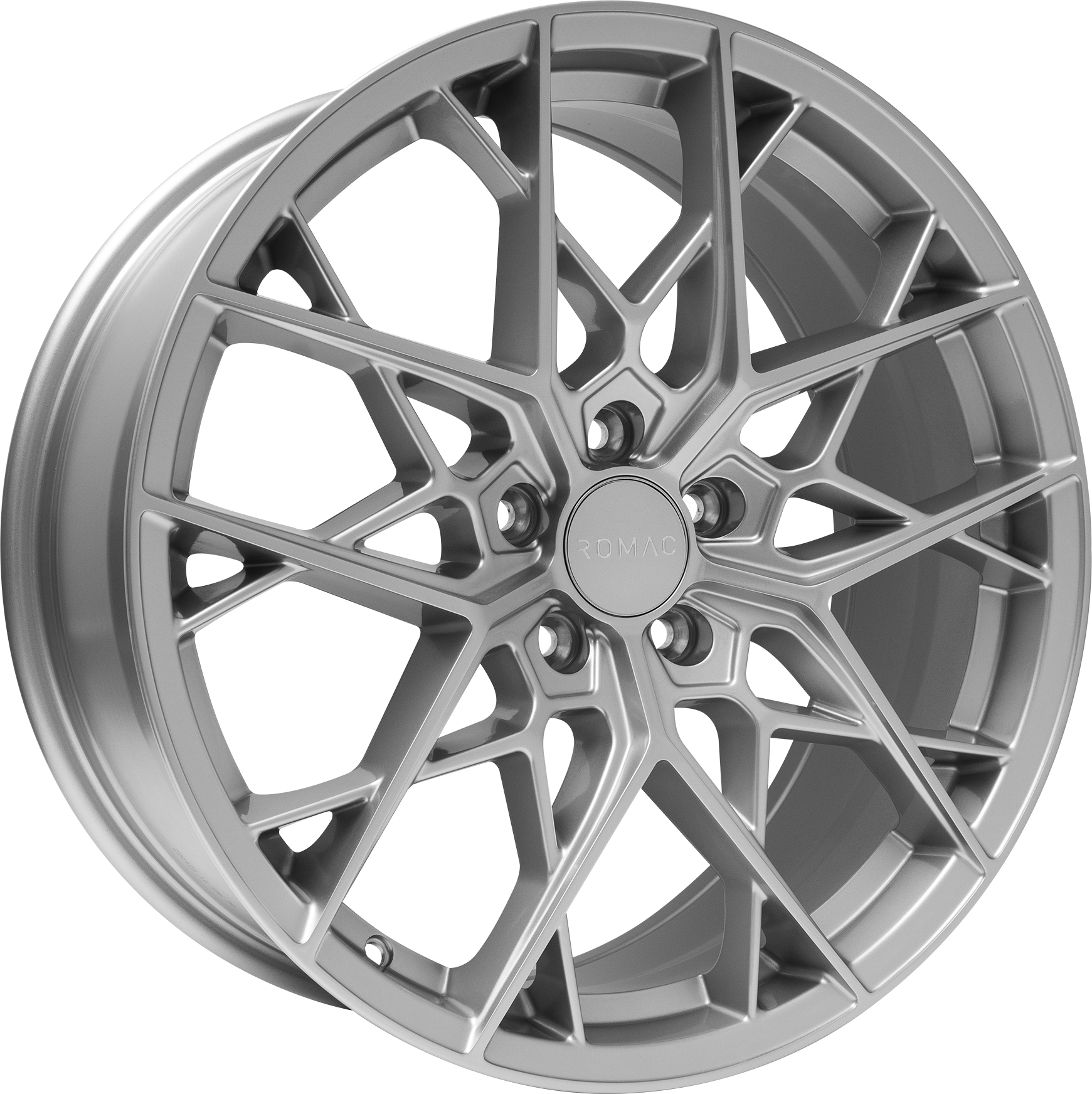 8.00X19 5X120 ET 33 ROMAC VORTEX SILVER