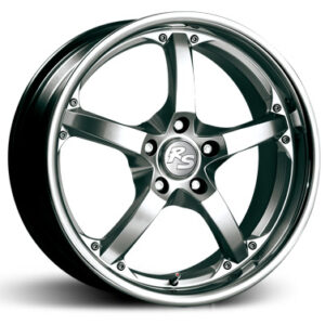 9.00X18 5X120 ET 42 RS RS-10 PLATINUM W/ INOX LIP