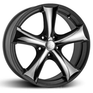 9.50X22 5X112 ET 55 RS RS-GT MATT BLACK W/ INOX FACE